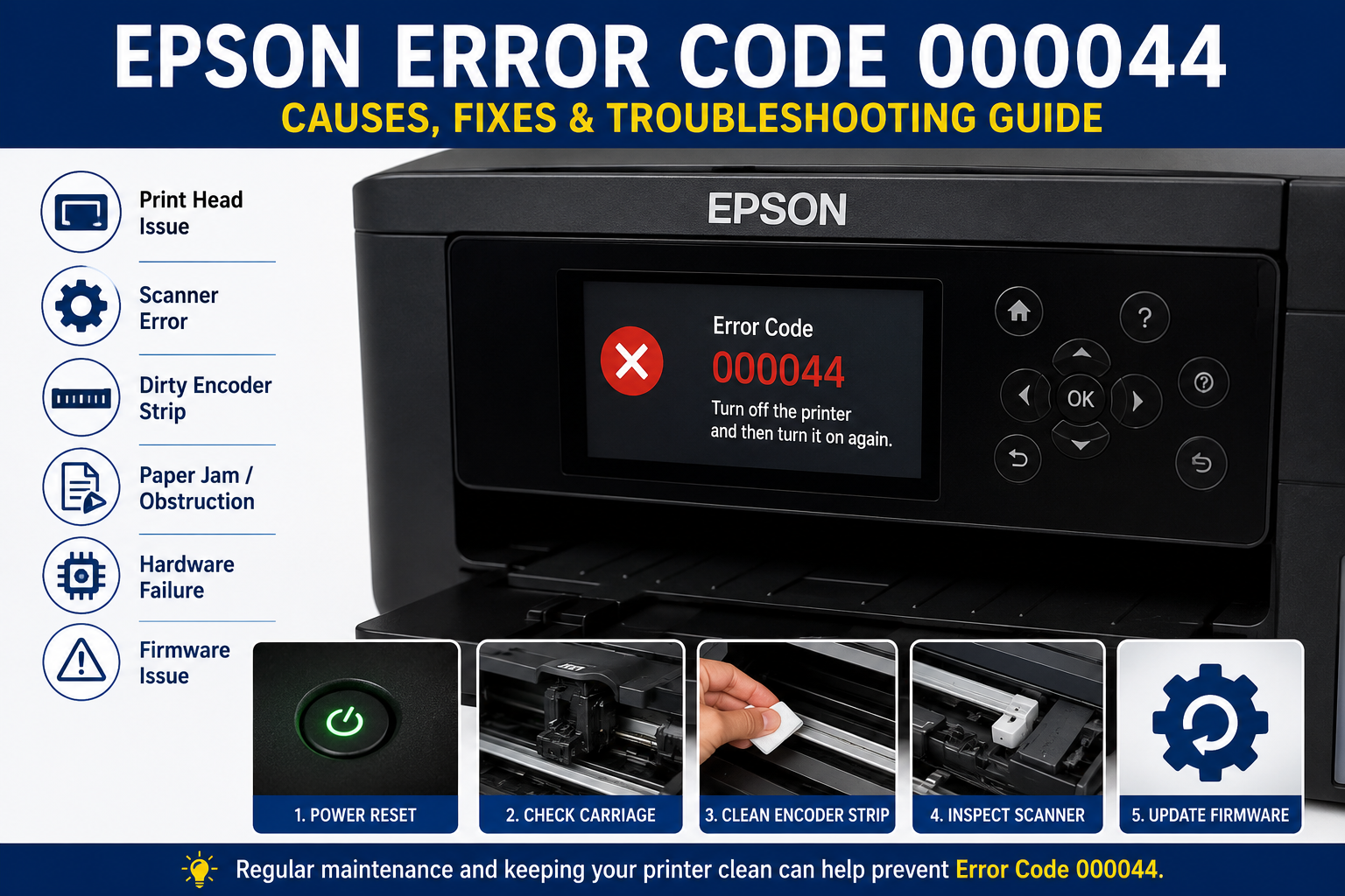 Epson error code 000044